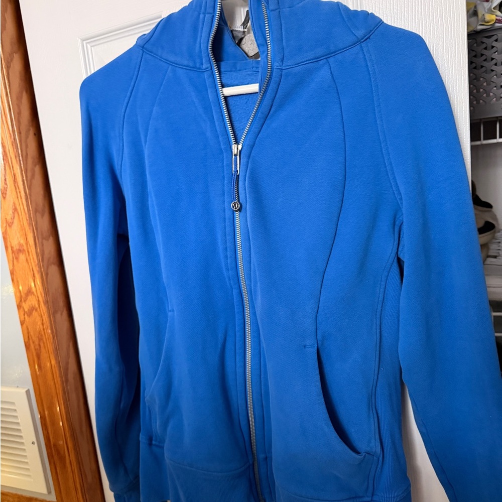 Blue Lululemon Zip-Up Hoodie